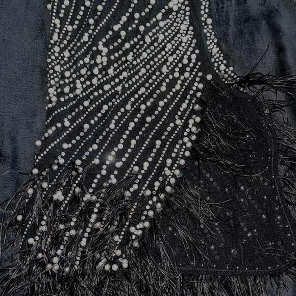 Armani Bling Dress | Small | Black & Silver - Picture 3 of 5